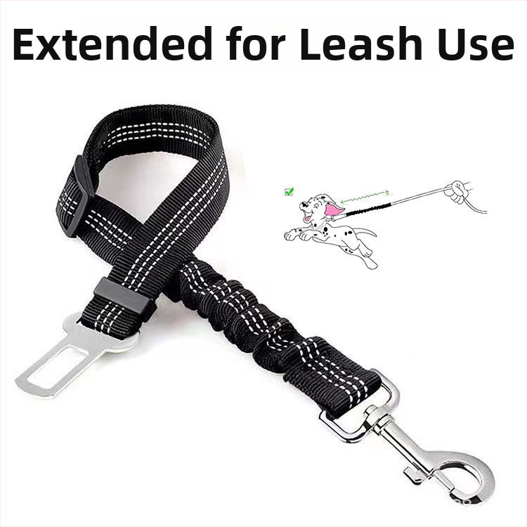 Pás na bezpečnosť psa v aute – nastaviteľný nylonový ťahový remienok, vysúvací mechanizmus, pôvod Zhejiang