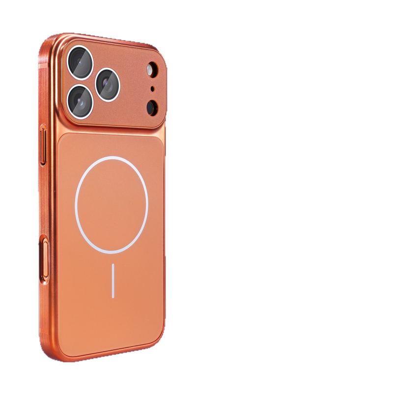 Kućište za iPhone 17 Pro/Pro Max s mat završnom obradom, otporno na udarce, magnetsko zatvaranje i zaštita od otisaka prstiju — Kompatibilno s iPhone 15–17 serijom
