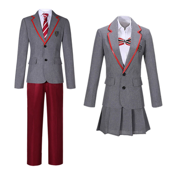 Cosplay kostim — Elite JK kampus uniforma, San Vida pamukova mješavina, Unisex, Za scenske izvedbe, Jesen 2022