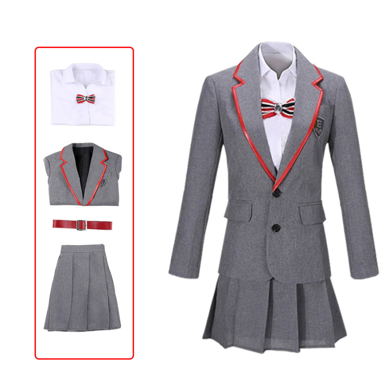 Cosplay kostim — Elite JK kampus uniforma, San Vida pamukova mješavina, Unisex, Za scenske izvedbe, Jesen 2022