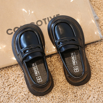 Dječji kožni loafers s mekanom potplatom, Mary Jane stil — gornji dio: sintetička koža; unutarnji PU; đon PU; potplat: kompozit; podrijetlo: Taizhou, Zhejiang