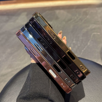 Ogledalo za šminku za kućište telefona, elektroplatirani završetak, 2-u-1, ljepilo montaža, PC materijal, zaštita od padova