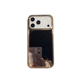 Ogledalo za šminku za kućište telefona, elektroplatirani završetak, 2-u-1, ljepilo montaža, PC materijal, zaštita od padova