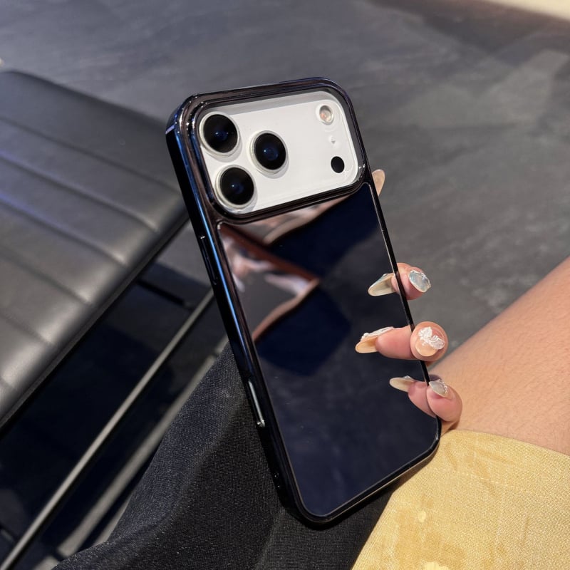 Ogledalo za šminku za kućište telefona, elektroplatirani završetak, 2-u-1, ljepilo montaža, PC materijal, zaštita od padova