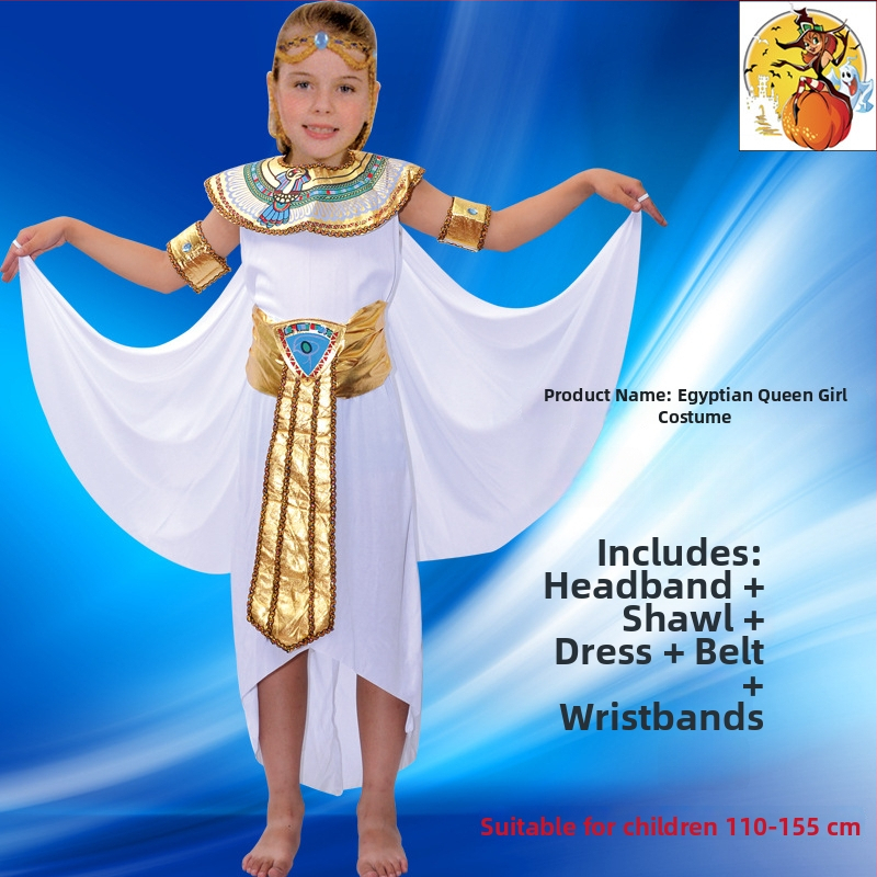 Cosplay Halloween kostim: Egipatski faraon Kleopatra — dječji kostim, princ i princeza