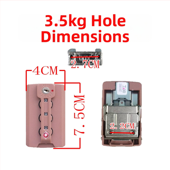 Κλειδαριά βαλίτσας με κωδικό – ABS υλικό, Αντικλοπή, Εξάρτημα αντικατάστασης