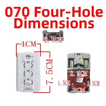 Κλειδαριά βαλίτσας με κωδικό – ABS υλικό, Αντικλοπή, Εξάρτημα αντικατάστασης