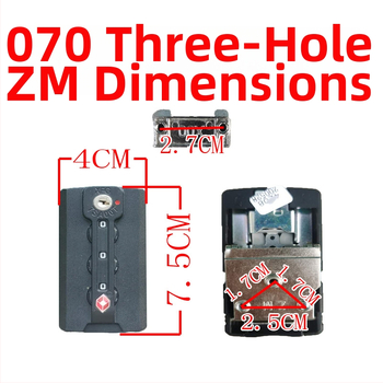 Κλειδαριά βαλίτσας με κωδικό – ABS υλικό, Αντικλοπή, Εξάρτημα αντικατάστασης