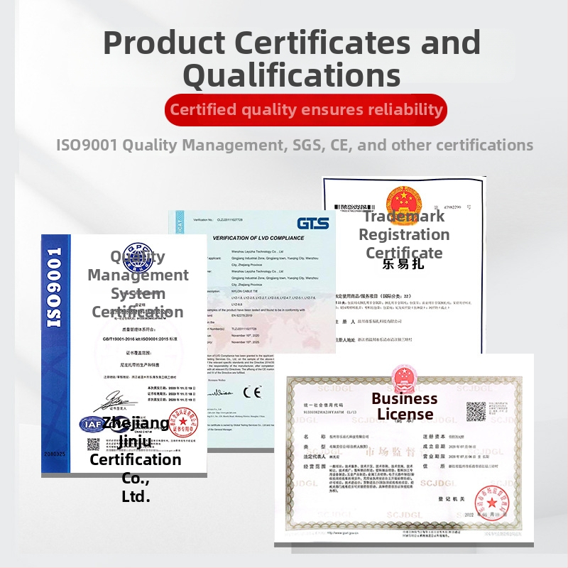 Αυτό-κλειδόμενες νάιλον ζώνες καλωδίων PA66, μάρκα Leyi zai, για αποθήκευση