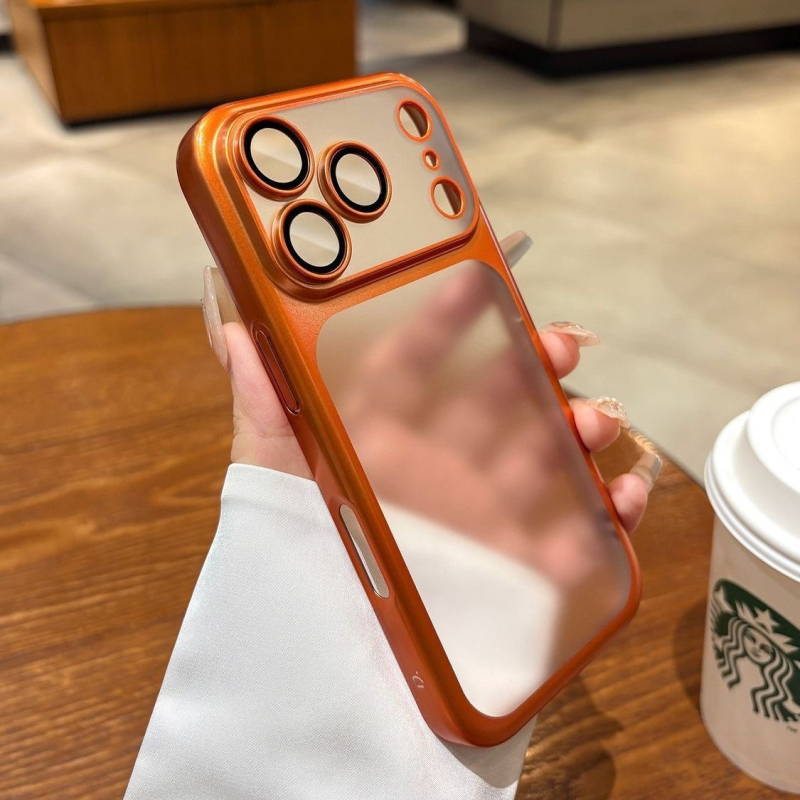 Carcasă dură protecție pentru seria iPhone 13/14 cu finisaj mat electroplatat — anti-alunecare, disipare a căldurii, anti-amprente, protecție la căderi