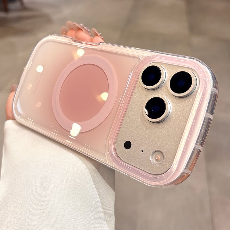 Ochranný kryt pre iPhone 17 Pro Max s airbagovou ochranou, tvrdený obal, minimalistický štýl, akrylový materiál, protišmykový, magnetická priľnavosť