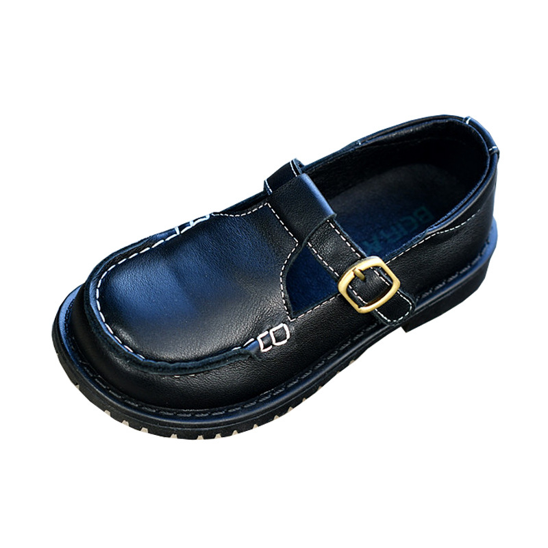 Dječje cipele od prave kože, princeza stil, s Velcro zatvaračem, Beran, za proljeće-ljeto-jesen