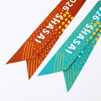 Panglică cu logo prin transfer termic - Poliester, Brand Wanshun, Potrivit pentru îmbrăcăminte, textile de casă