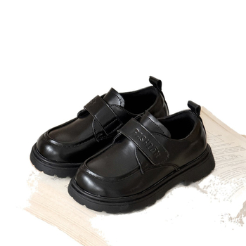 Unisex dječje kožne školske cipele, gornji dio od sintetičke kože, podstava od mikrovlakana, gumeni potplat, kopča Velcro, prozračne