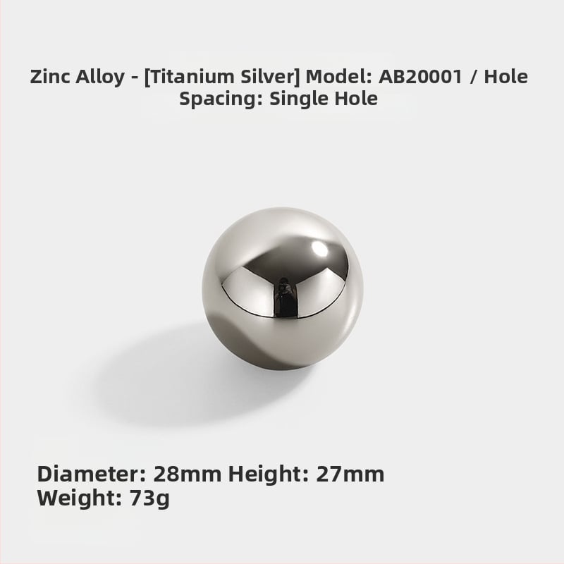 Mâner ușă garderob și dulap, aliaj de zinc, AB20001, finisaj electroplacat