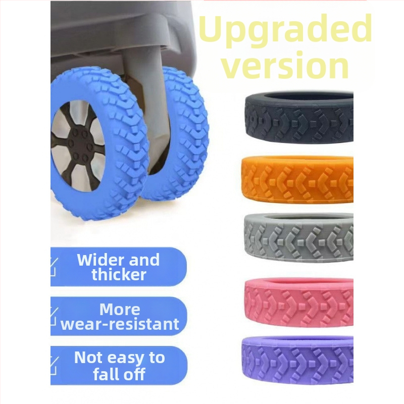 Kryt kolies kufra, 3. generácia vylepšená, Materiál TPR, Tichý, Odolný voči opotrebeniu, Nárazuvzdorný