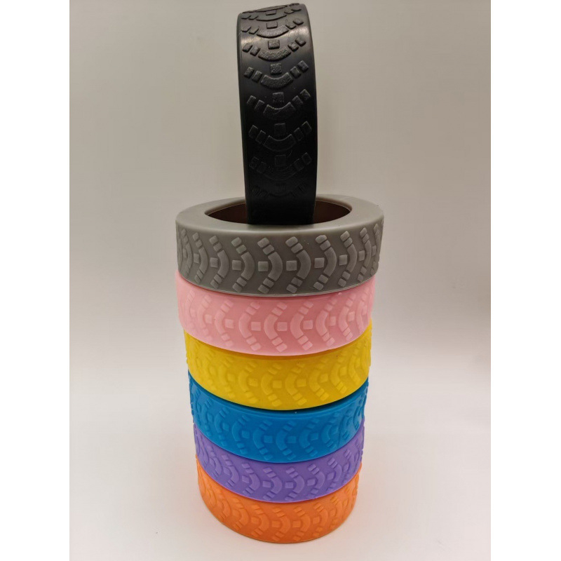 Protecție pentru roților bagajelor, generația a 3-a îmbunătățită, Material TPR, Silențioasă, Rezistentă la uzură, Absorbție de șocuri