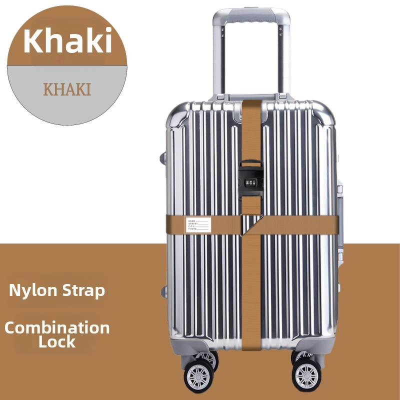 Nylonový popruh na batožinu s funkciou proti krádeži, odolný voči otrasom a znižovaním zaťaženia (Materiál: Nylon; Funkcie: Proti krádeži, Odolnosť voči otrasom, Znižovanie zaťaženia; Značka: Vlastná výroba)