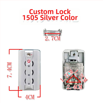 Μέρη κλειδαριάς αποσκευών TSA007 — Κλείδωμα με κωδικό, ABS υλικό, Αντικλεπτικά