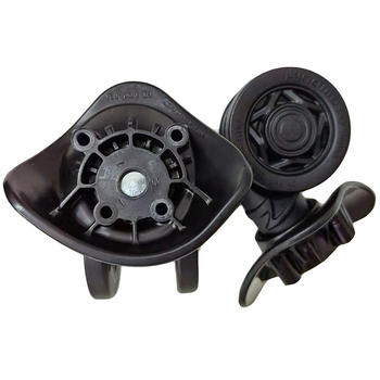 GTIV50 тихо колело за куфар Hinomoto – заместващо пластмасово колело за ремонт с алуминиево рамо