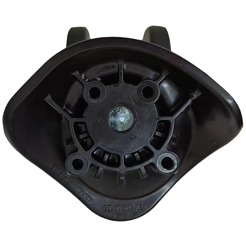 GTIV50 тихо колело за куфар Hinomoto – заместващо пластмасово колело за ремонт с алуминиево рамо