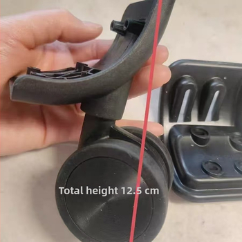 Универсално колело за куфар — части за багаж, Rich марка, пластмасова конструкция, авторизирана частна марка, лято 2022, аксесоари за чанти