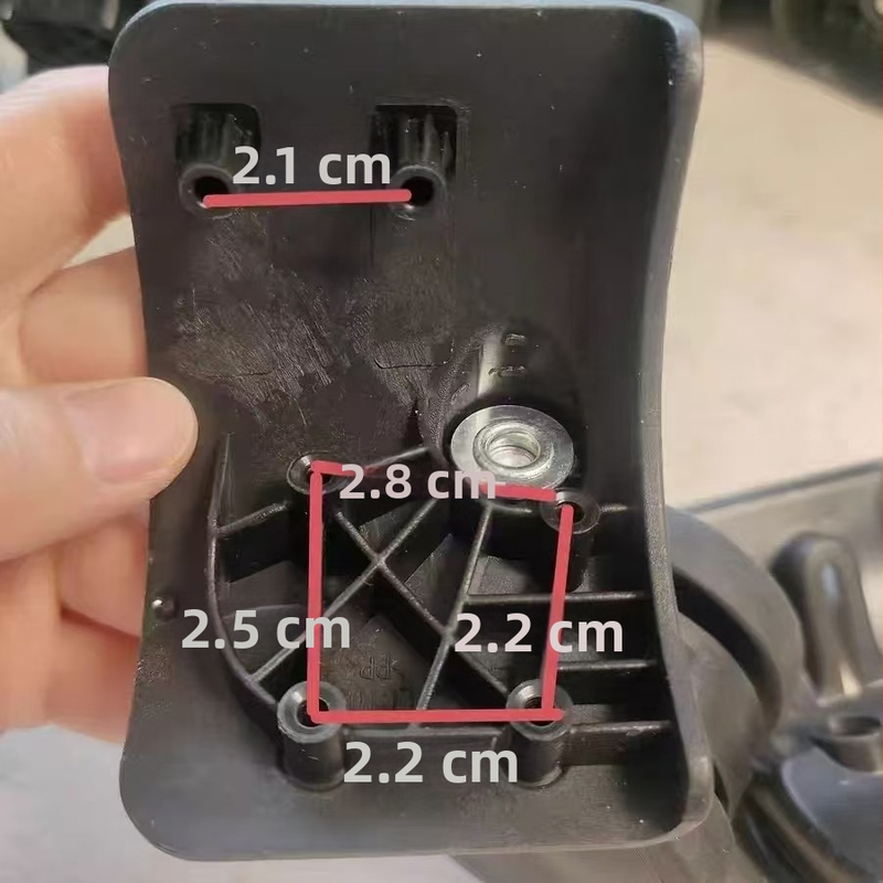 Универсално колело за куфар — части за багаж, Rich марка, пластмасова конструкция, авторизирана частна марка, лято 2022, аксесоари за чанти