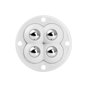 Bază cu roți universale pentru fundul cutiei de depozitare (4 role), bază autoadezivă, din plastic