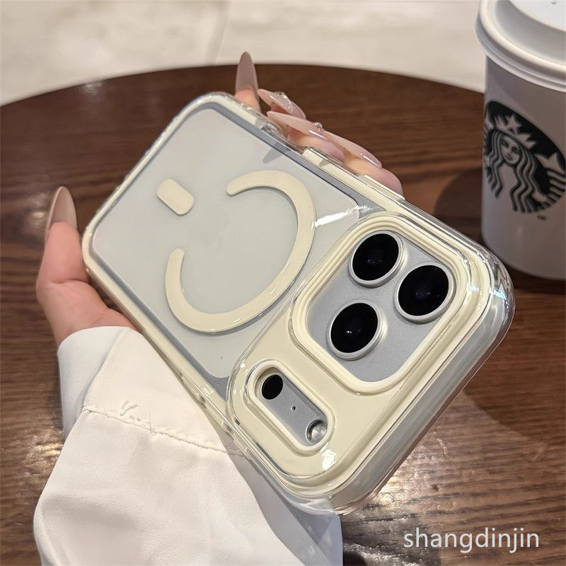 Husă iPhone TPU cu Air-Cushion, textură embossată, antișoc, disipare a căldurii, magnetică, rezistentă la amprente