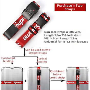 Багажен колан с кръстосан дизайн от Aishang Luxing (Нейлон, 2018 пролет, аксесоари за багаж)