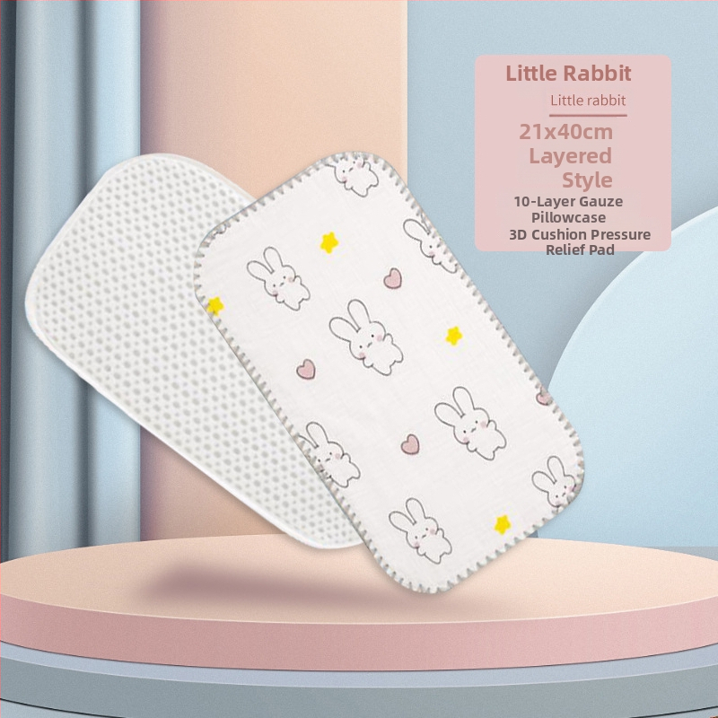 Μαξιλάρι-σύννεφο για νεογνά — Bibione/Bibiwan — 100% βαμβάκι — στυλ κινουμένων σχεδίων — για νεογέννητα 0–1 ετών