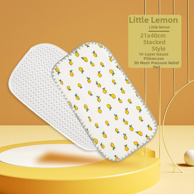 Μαξιλάρι-σύννεφο για νεογνά — Bibione/Bibiwan — 100% βαμβάκι — στυλ κινουμένων σχεδίων — για νεογέννητα 0–1 ετών