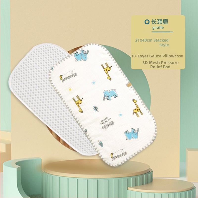 Μαξιλάρι-σύννεφο για νεογνά — Bibione/Bibiwan — 100% βαμβάκι — στυλ κινουμένων σχεδίων — για νεογέννητα 0–1 ετών