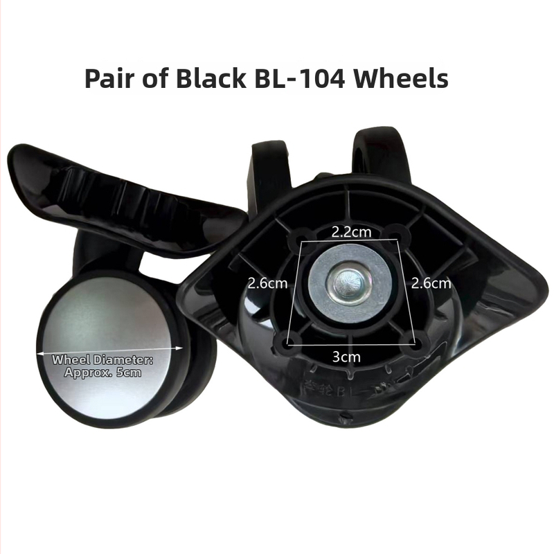 Колело за куфар – ремонтна част, пластмасово, градски минималистичен стил, аксесоари за багаж