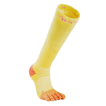 Șosete de compresie cu cinci degete, până la gambă, Coolmax, uscare rapidă, antibacteriene, anti-alunecare