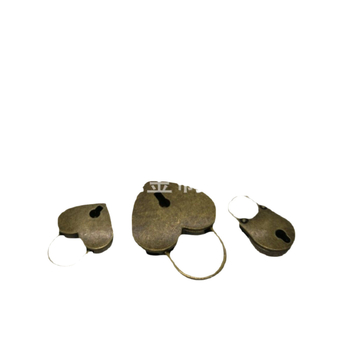 Antik stílusú poggyász zár, cink anyagú ipari zár, szív alakú emlékzár, Xingguang Sheng