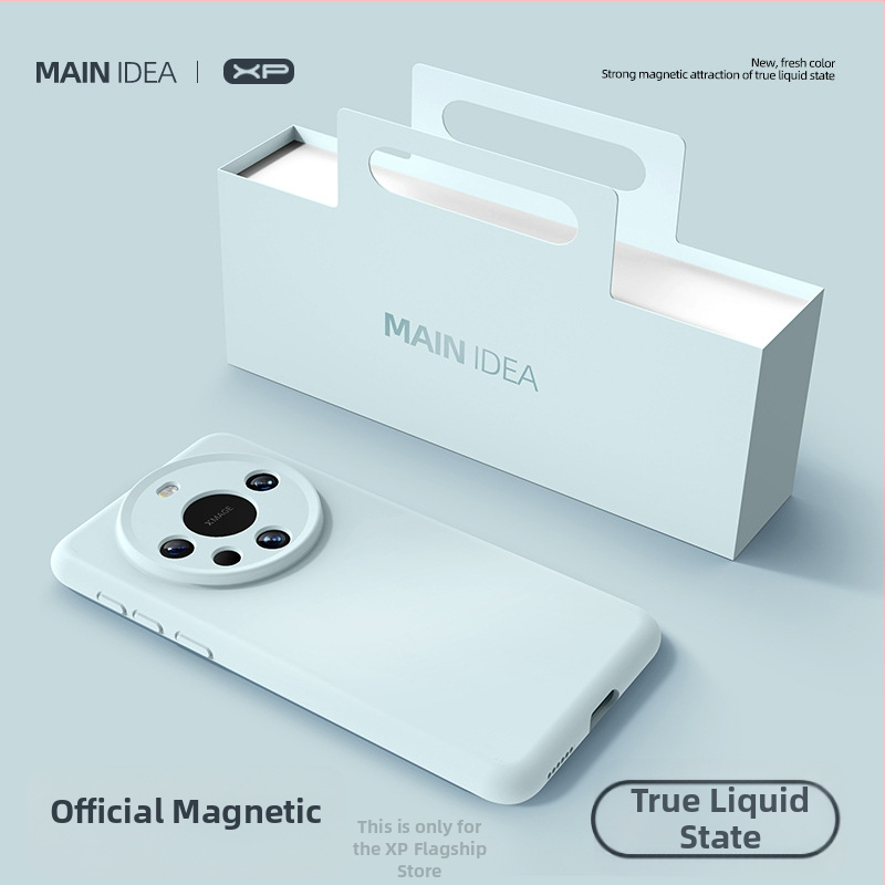 Kryt na telefón pre Huawei Mate80 Pro - Magnetické priťahovanie, Ochrana proti pádu, Tekutý silikón (Materiál: tekutý silikón; Kompatibilita: Huawei Mate80 Pro; Povrchová úprava: postrek)