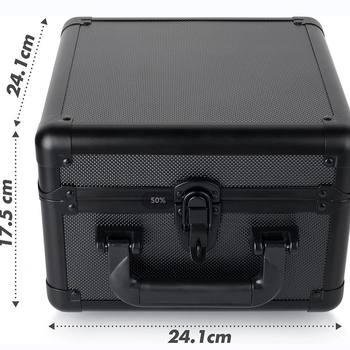 Κουτί καρτών από κράμα αλουμινίου με διπλές θήκες και σχεδίαση κλειδώματος τελωνείου για ασφαλή, ανθεκτική αποθήκευση