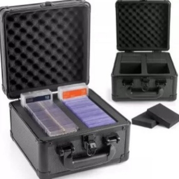 Κουτί καρτών από κράμα αλουμινίου με διπλές θήκες και σχεδίαση κλειδώματος τελωνείου για ασφαλή, ανθεκτική αποθήκευση