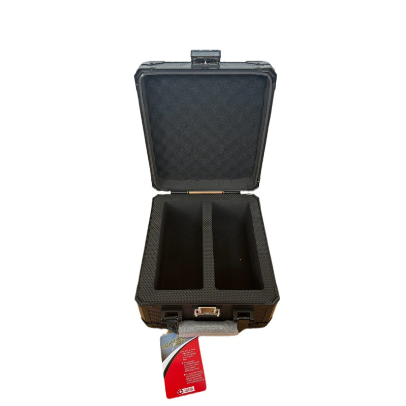 Κουτί καρτών από κράμα αλουμινίου με διπλές θήκες και σχεδίαση κλειδώματος τελωνείου για ασφαλή, ανθεκτική αποθήκευση