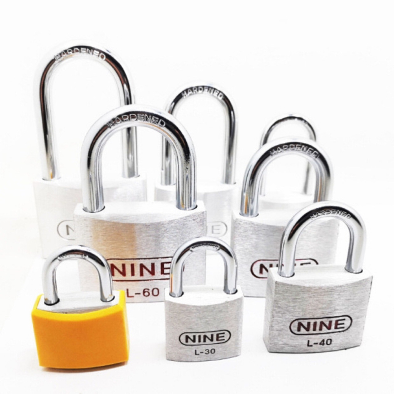 Lacăt de securitate pentru uși și dulapuri, din aluminiu, stil light luxury, marcă Ni Ne, pentru uz casnic în exterior, cu opțiune de personalizare