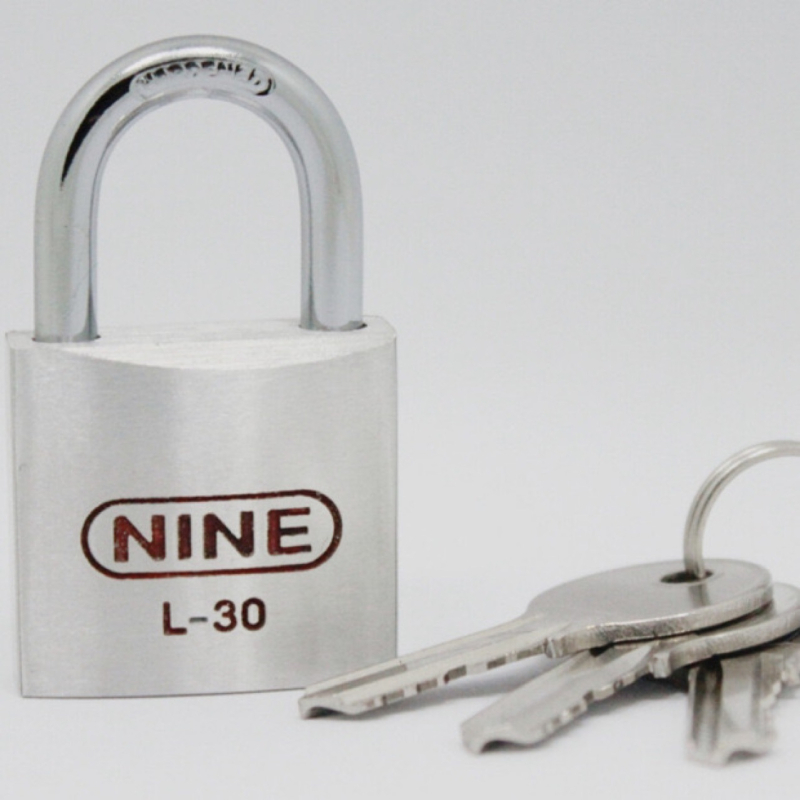 Lacăt de securitate pentru uși și dulapuri, din aluminiu, stil light luxury, marcă Ni Ne, pentru uz casnic în exterior, cu opțiune de personalizare