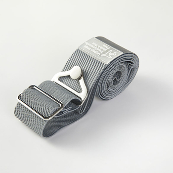 Каишка за багаж с метална триъгълна катарама, еластичен кръстосан ремък, полиестер, против кражба и разширяемост