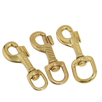 Месингов ключодържател със шарка и кука – модел 505AB, Smooth Xing, аксесоари за багаж