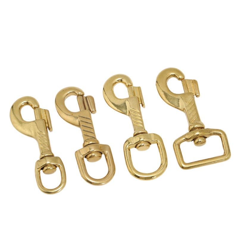 Месингов ключодържател със шарка и кука – модел 505AB, Smooth Xing, аксесоари за багаж