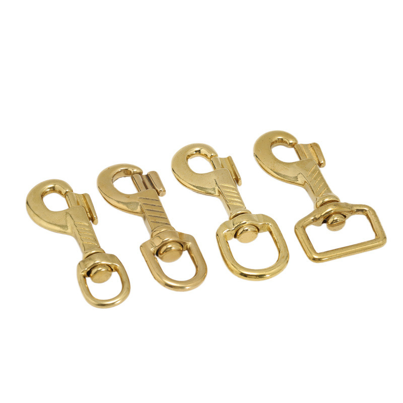 Месингов ключодържател със шарка и кука – модел 505AB, Smooth Xing, аксесоари за багаж