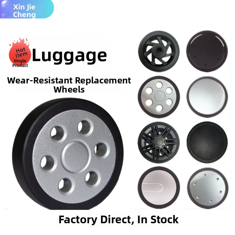 Универсално колело за куфар – резервна част за смяна, пластмасов корпус, гумено покритие, аксесоар за багаж