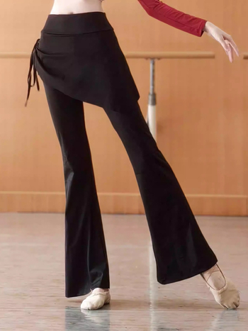 Modern táncpantalón – Chendi, magas elasztikusságú anyag, 91–95% pamut, bélés pamut, női felnőtteknek