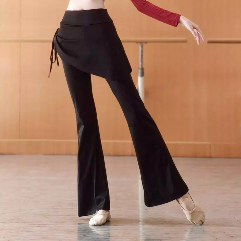Modern táncpantalón – Chendi, magas elasztikusságú anyag, 91–95% pamut, bélés pamut, női felnőtteknek