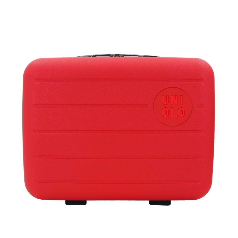 PP-anyagú kozmetikai utazótáska, egyirányú kerekek, cipzáros nyitás, tömeg 216 g, uniszex.